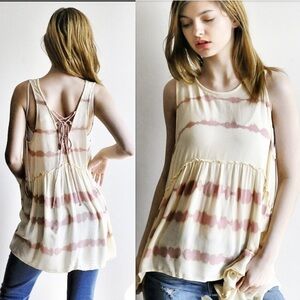 Sherbet Tie Dye Tank Top